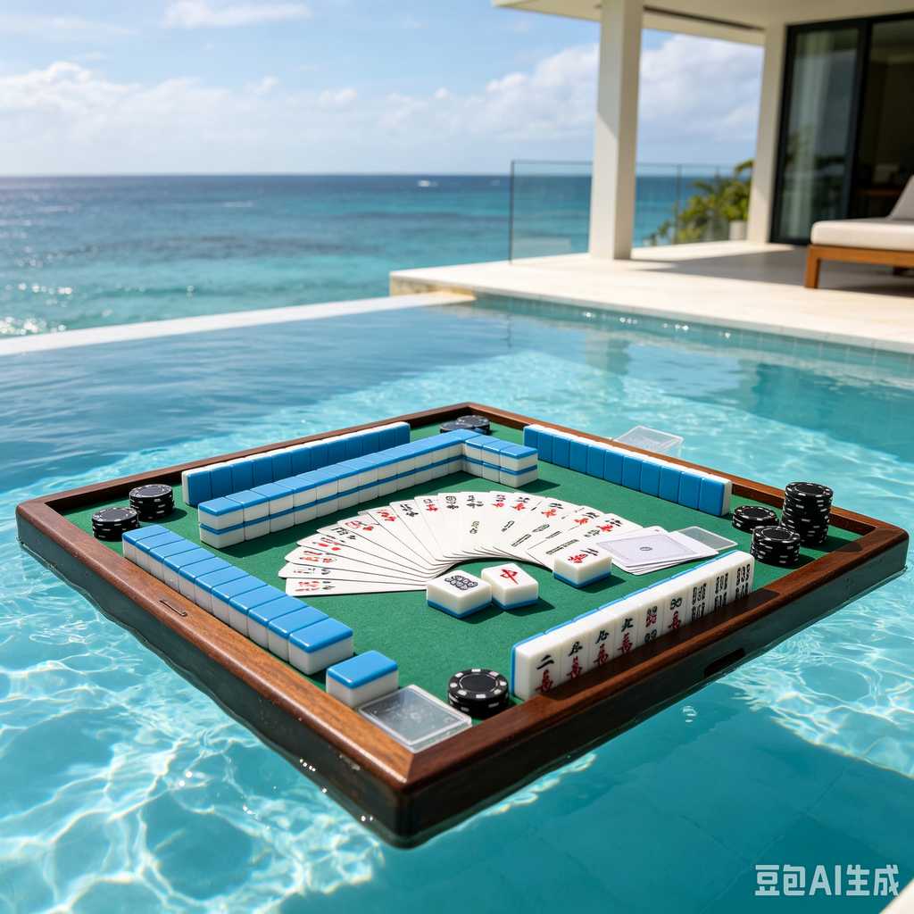 gradient blue mahjong tiles